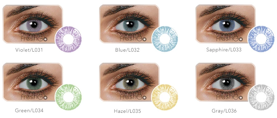 Freshgo L03 1 tone collection Yearly Contact Lenses For Big Eye