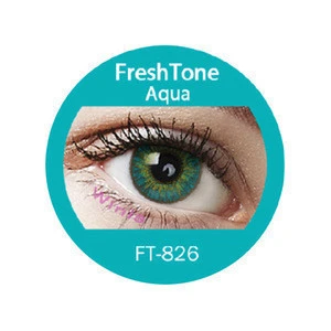 FreshTone Jade Green FT-823 14.5mm color contact lenses