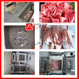 frozen meat dicer machine / meat cube cutting machine/ goat chicken meat cube