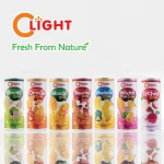 Fruit Drink Juice Mango with Pulp Canned 240ml C-Light brand
