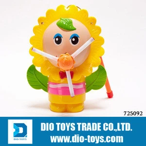 Funny cartoon star plastic garden decoration windmill,pinwheel toy