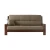 Import Furniture living room high quality wood frame leather seat sofa from Vietnam