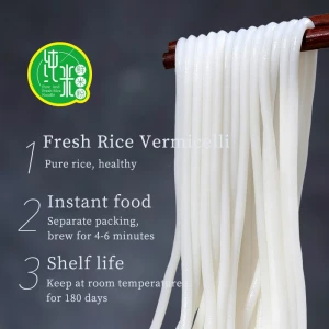 300g  Low fat Fresh Udon Noodle  chinese instant noodles Guilin Rice noodle