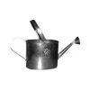 Galvanized Watering Can with Wood Roller Handle