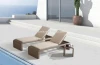 garden furniture outdoor rattan chaise garden lounge
