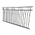 Import Garden Or House Dedicated Safety And Hige Quailty Horizontal Aluminum Fence Panel from China