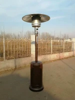 Gas heater umbrella shaped infrared elegant outdoor lamp freestanding household wheels mobile patio heater