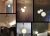 Import glass ball hanging lamp led pendant lamp for hotel project from China