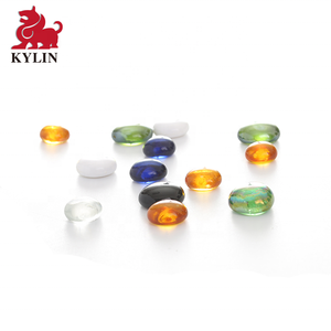 Glass Stone, Clear Marbles, Pebbles for Vases, Flat Bottom, Round Top, Rocks, Bowl Filler Gems, Iridescent Decor, Decorative Cen