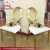 Import Golden copper backrest event wedding hotel throne chair furniture from China