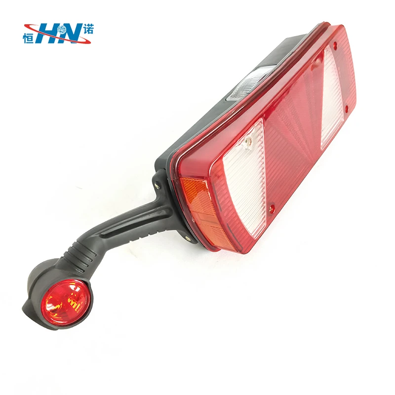 Good cost performance red white light color truck led tail lamp with 24v voltage 1 year warranty