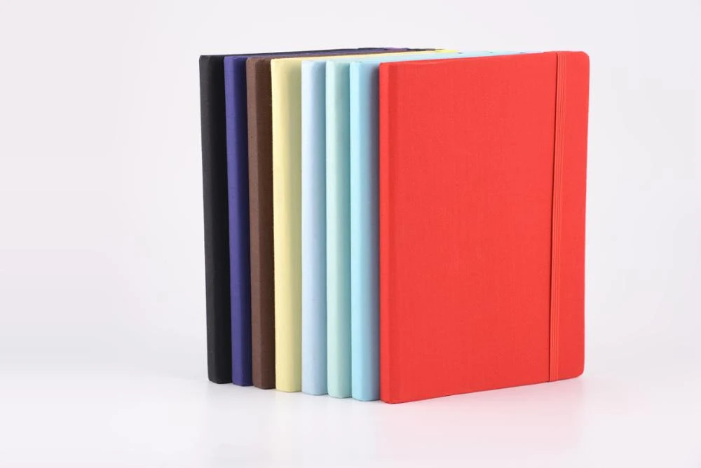 Good quality a4 a5 a6 size school notebook paper notebooks with elastic