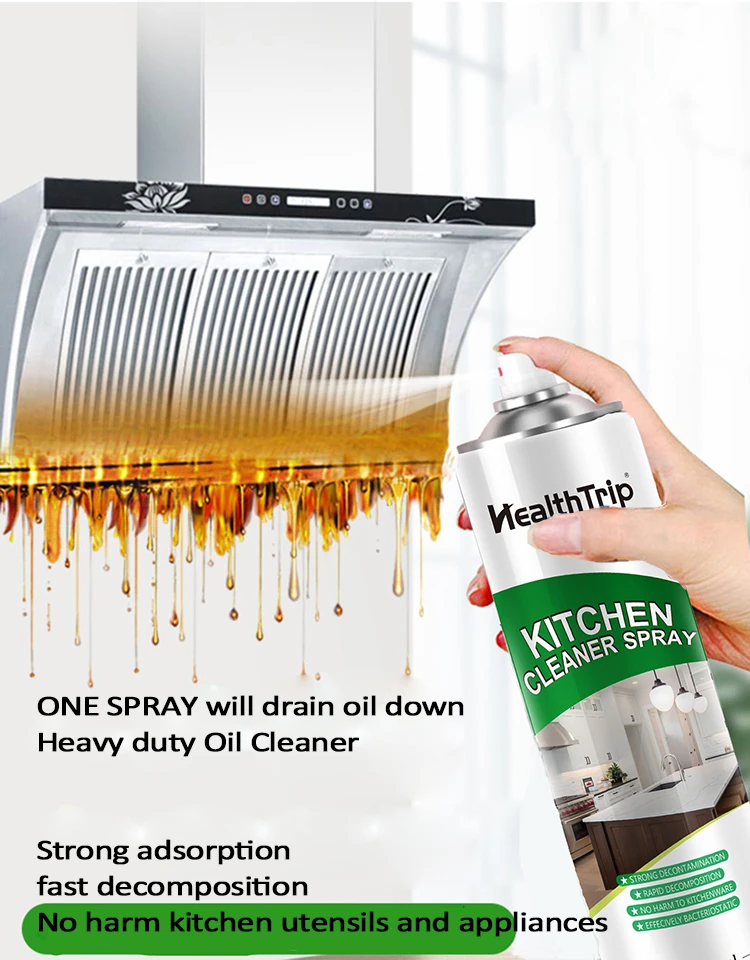 Good quality household kitchen bubble cleaner spray foam cleaning spray aerosol kitchen cleaner