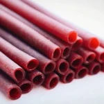 Green environmentally friendly rice drinking straw making machine