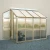 Import Green Modern home design hobby aluminium polycarbonate garden greenhouses for sale from China