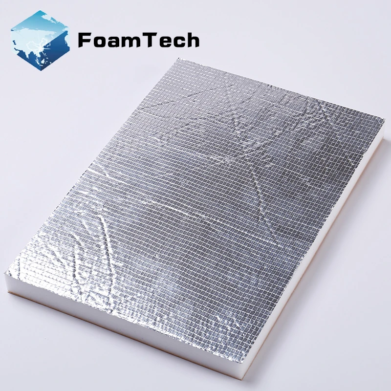 Grey Melamine Acoustic Foam With Aluminized Paper Acoustic panels
