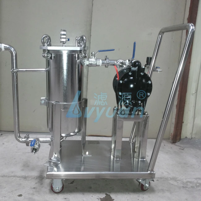 Guangzhou factory customized industrial 1 2 3 4 5 stage filter cartridge housing treatment with single stage housing filter