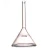 Import HAIJU transparent color glass funnel for lab use from China