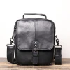 Handbags&amp;messenger bags black cowhide sling bag men genuine leather vintage messenger bag
