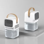 Handheld Mini Air cooler  With Spray Home Water Air Cooler Fan Portable portable fan with water air conditioner