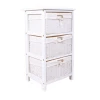 Handmade White Plastic Drawers Wood Cabinet Clothing Storage Drawers