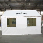 Haoyu foldable 600D oxford cloth waterproof  relief tent winterized relief tent