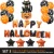 Import Happy Halloween  Balloons Banner Kit  decoration party supplies from China
