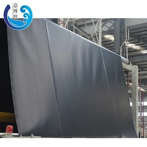 Hdpe black blue rolls smooth geomembrane 1.5mm thick liner for pond