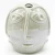 Import Head Shape Modern European Style Ceramic Pot Face Flower Vase from China