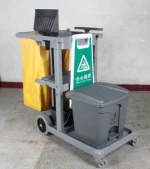 Heavy duty commercial cleaning carts Hotel Universal Cleaning Equipment Housekeeping Trolley