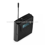 HI-FI Wireless Bodypack Tour Guide System for Tour , fitness center with LCD