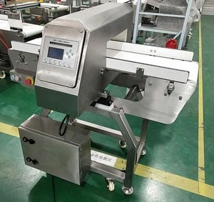 high accuracy industrial metal detector 3012  auto conveyor model for foods,vegetable,seafoods,fish,meat,cookies inspection
