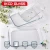 Import high borosilicate glass 2pcs rectangle bakeware set from China