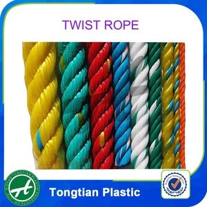 High density fishing plastic pp twine rope