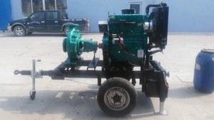 High efficiency  large volume irrigation machine diesel water pump