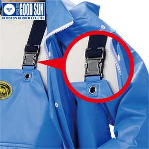 High Frequency Welding Recycled Polyester Raincoat For Fishing