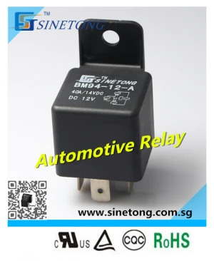 High power relay car automotive 12V 40A Plug in automotive relay
