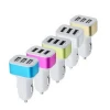 High Quality ABS 5V 3.1A 3 USB Ports Car Charger for Mobile Phone Chargers