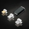 High Quality Aluminum Alloy Fast Charging Magnetic Adapter 3 In1 For Android And For Ios System