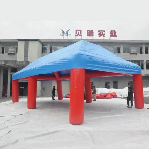 High quality big outdoor inflatable trade show tent for sale with logo printing