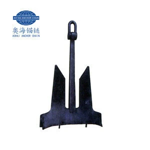 High Quality Black Print Steel Marine Boat Ac-14 Type Anchor