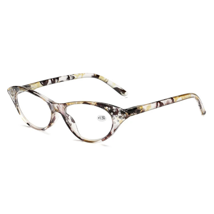 High quality Cat eye Fashion Cheap price Women reading glasses with diamond