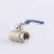 Import High-quality electroplate internal thread ball valve 1/2&#39;  3/4&#39; valve ball for sale from China