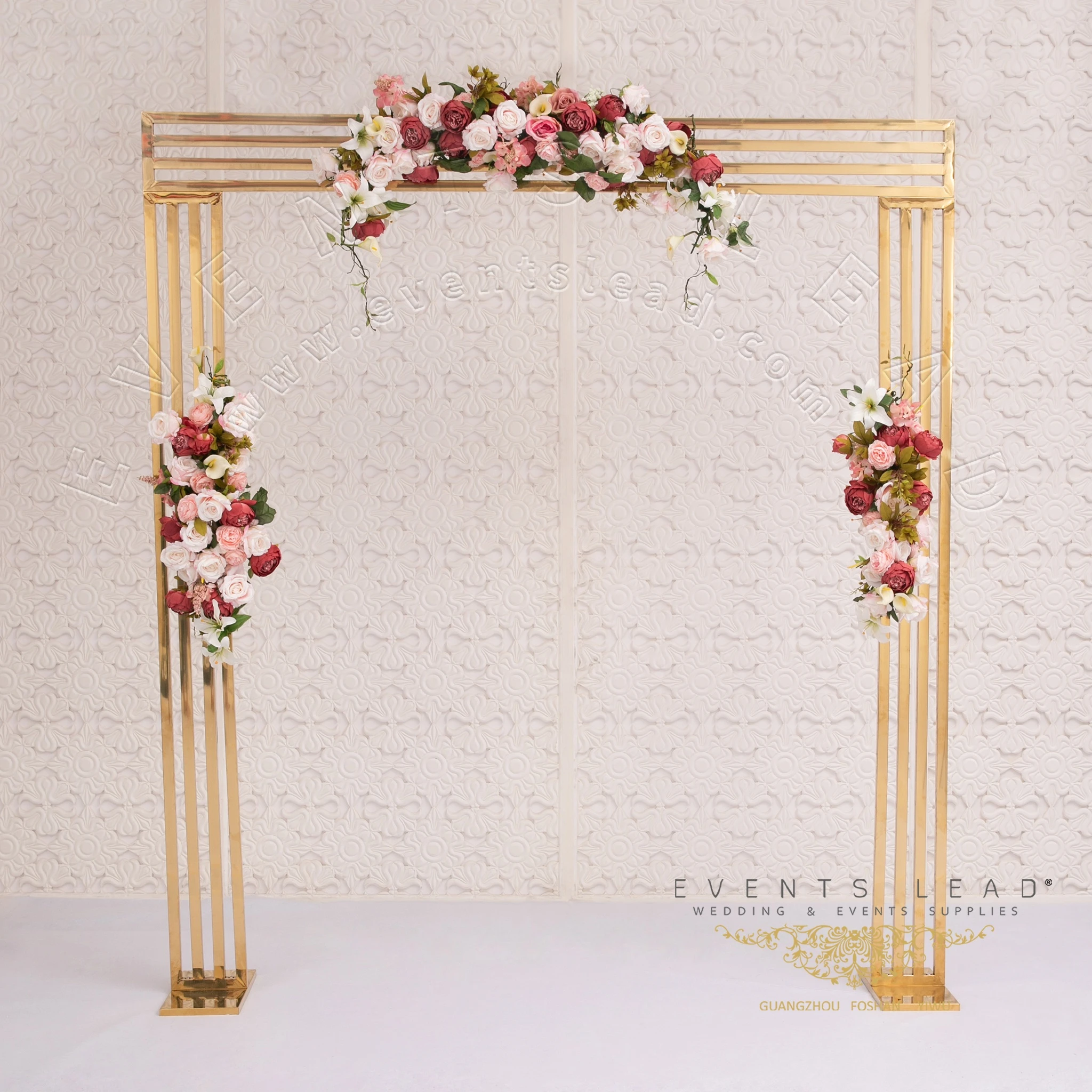 High Quality Exquisite Gold HADES Panel Set Wedding Stage Decorations
