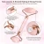Import High Quality Facial Care Natural Jade Massager Rose Quartz Facial Massager Natural Pink Jade Roller from China