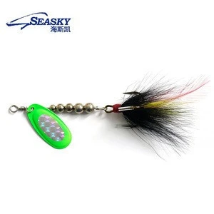 High quality Fishing Treble assist hook Feather Fishing Hook  Fishing Lure