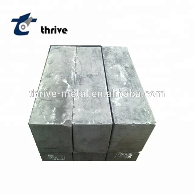 High quality graphite block as crucibless Mold for melting alloys
