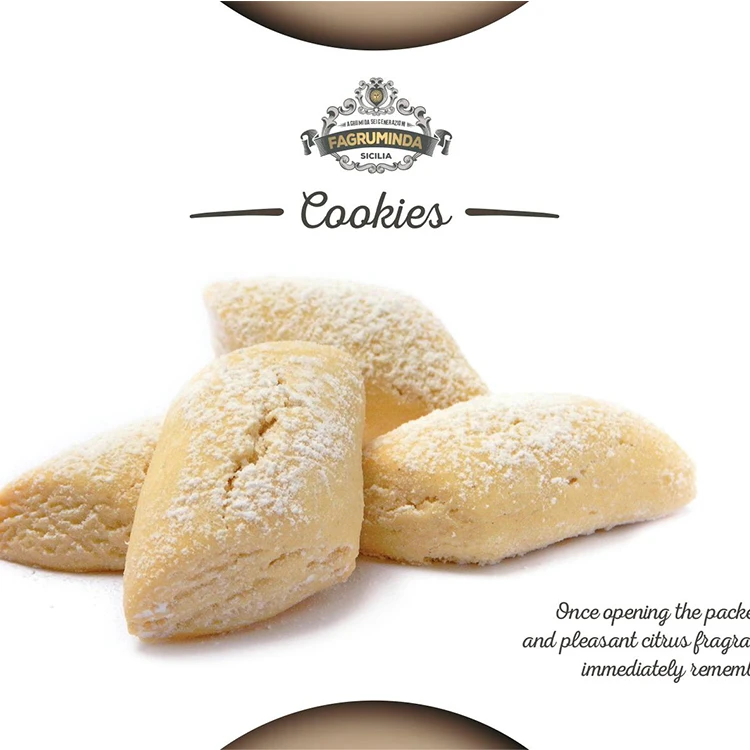 High Quality Italian Lemon Biscuits - Low Glycemic Index, High In Fibre Vegan