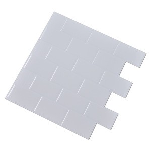 High Quality Modern Wall kitchen sticker Tiles Peel and Stick Subway White Wall Tile Subway White for Kitchen, Bathroom