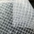 Import High Quality Poly Reinforced Fabric Leno Clear PVC Mesh Transparent Tarpaulin from China